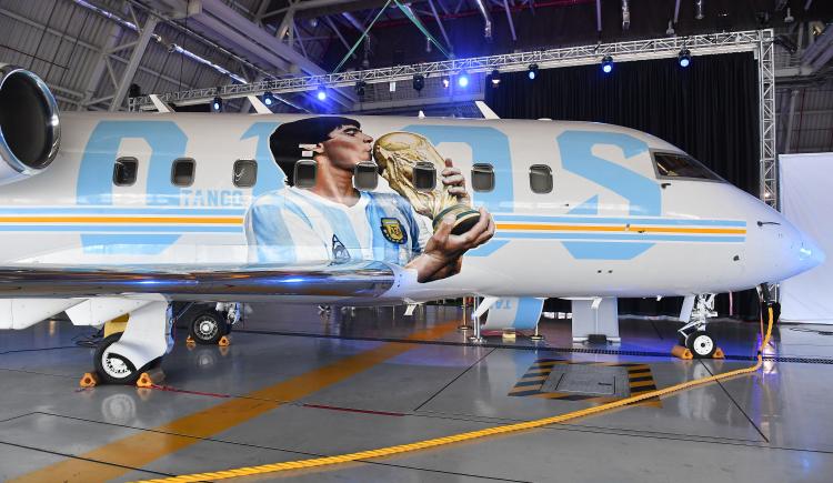Imagen de Diego Maradona llegó al Mundial de Qatar 2022