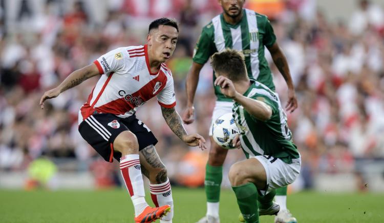 Imagen de River rescató un punto en el final ante Banfield
