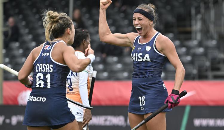 Imagen de Las Leonas golearon a India en su debut en la FIH Pro League