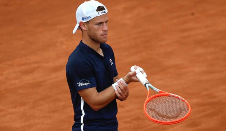 Imagen de SCHWARTZMAN NO ENCUENTRA LA SALIDA: CAYÓ CON GASQUET Y SE DESPIDIÓ DE LYON