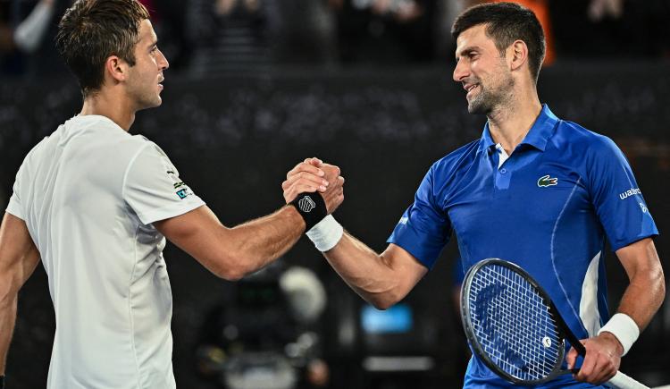 Imagen de Novak Djokovic derrotó a Tomás Etcheverry y ya no quedan argentinos en el Abierto de Australia