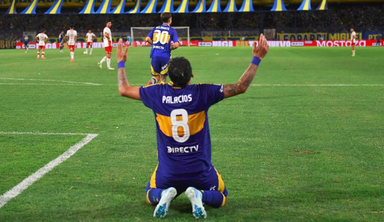 Imagen de Carlos Palacios: el gol, el festejo y qué le dijo Riquelme