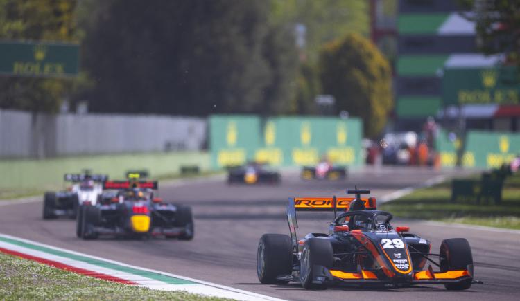 Imagen de Fórmula 3: Franco Colapinto no pudo repetir en Imola