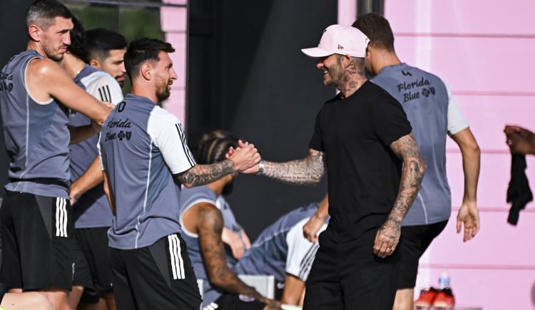 Imagen de David Beckham, sobre Messi: “Vengo todos los días 7:30 para saber que es real”