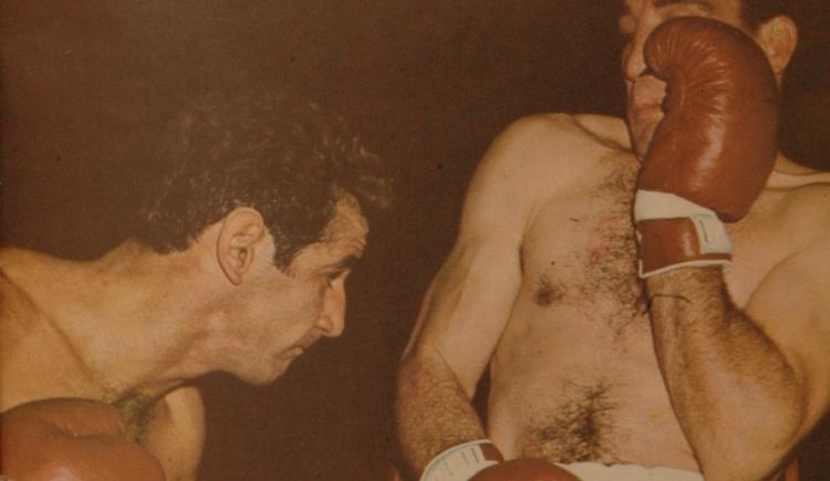 Imagen de 6 de mayo de 1969, Locche defiende el título mundial
