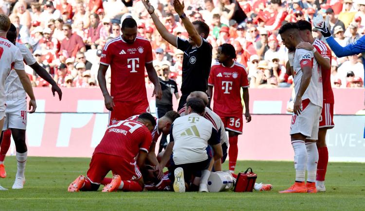 Imagen de Susto y jerarquía: Musiala selló el triunfo del Bayern y se desplomó en pleno partido