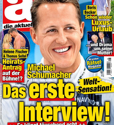 Imagen de Fue despedida la editora que publicó la falsa entrevista a Michael Schumacher