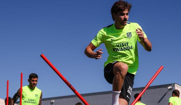 Imagen de Julián Álvarez se reintegró a los entrenamientos de Atlético de Madrid con sus compañeros