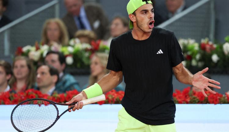 Imagen de Francisco Cerúndolo perdió y se quedó sin final en Madrid