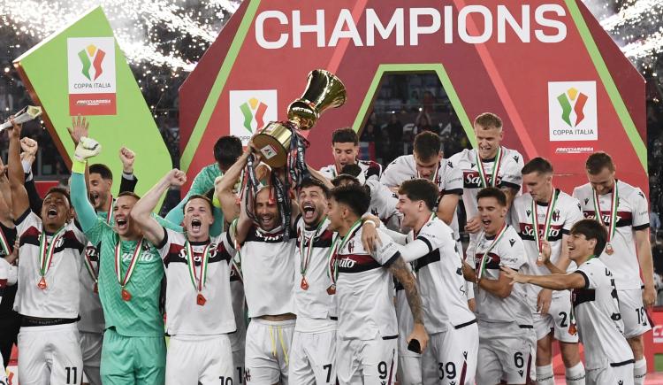 Imagen de Con presencia argentina, Bologna gritó campeón en la Copa Italia ante Milan