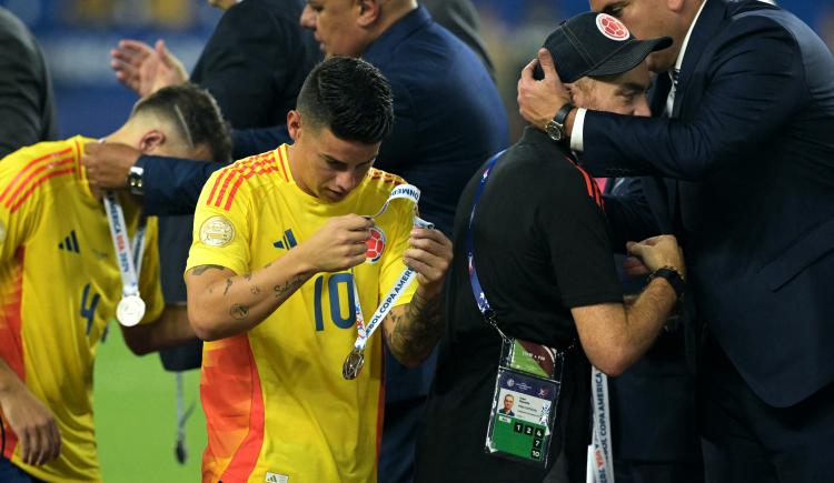 Imagen de La fuerte denuncia de James Rodríguez ocho meses después de perder la Copa América con Argentina