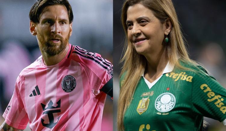 Imagen de La presidenta de Palmeiras desafió a Messi