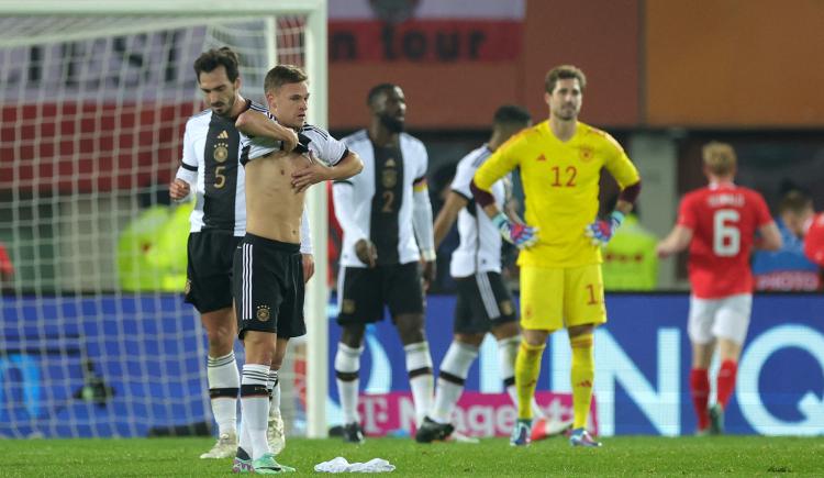 Imagen de Alemania, en su peor momento: perdió 2-0 con Austria