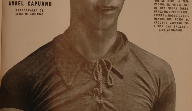 Imagen de 29 de marzo de 1930, Ángel Capuano: guardavalla de Sportivo Barracas