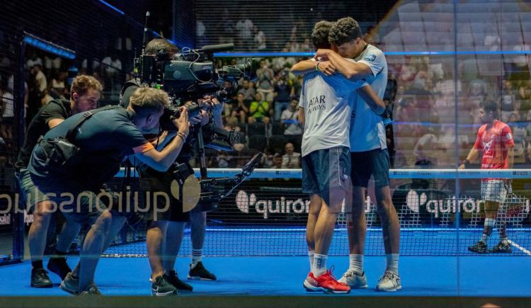 Imagen de Premier Padel: Agustín Tapia festejó en Madrid