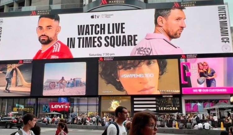 Imagen de La Messimanía llegó a Nueva York: transmitirán su debut en Times Square