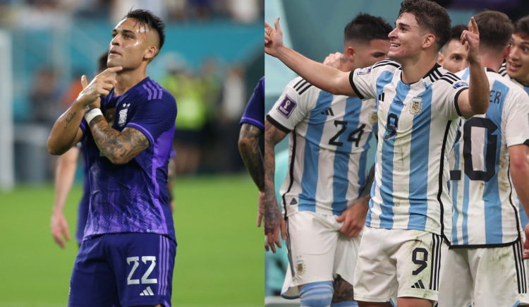 Imagen de La sorprendente sequía de Lautaro Martínez y Julián Álvarez en la Selección