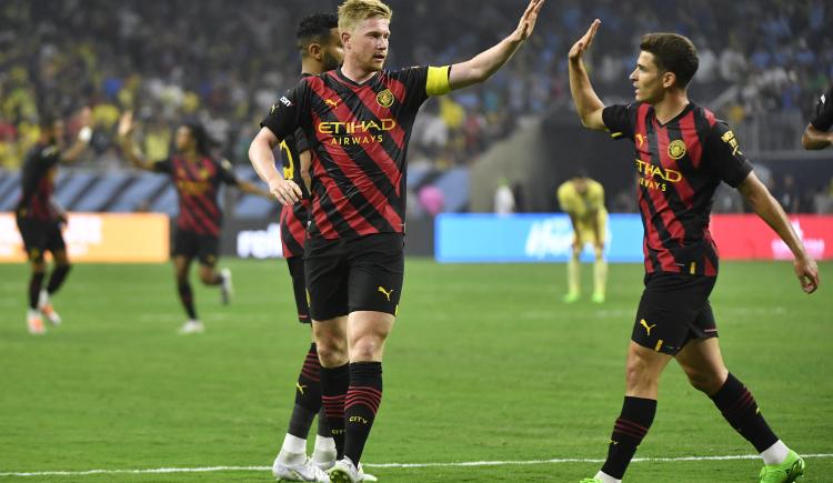 Imagen de Kevin De Bruyne elogió a Julián Álvarez
