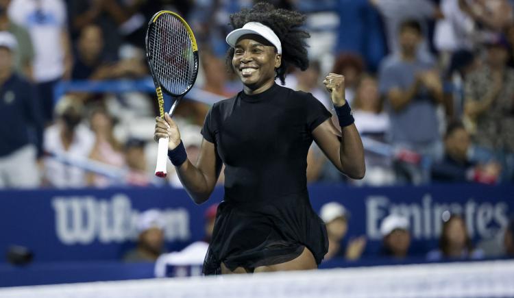 Imagen de Memorable regreso: Venus Williams hizo historia a sus 45 años