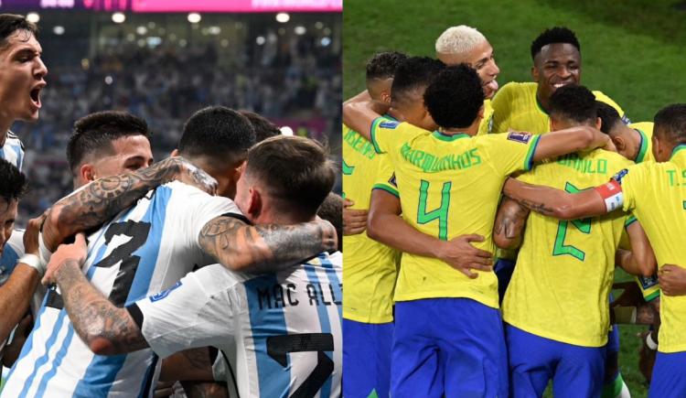 Imagen de Qatar 2022: ¿En dónde se cruzarían Argentina y Brasil?