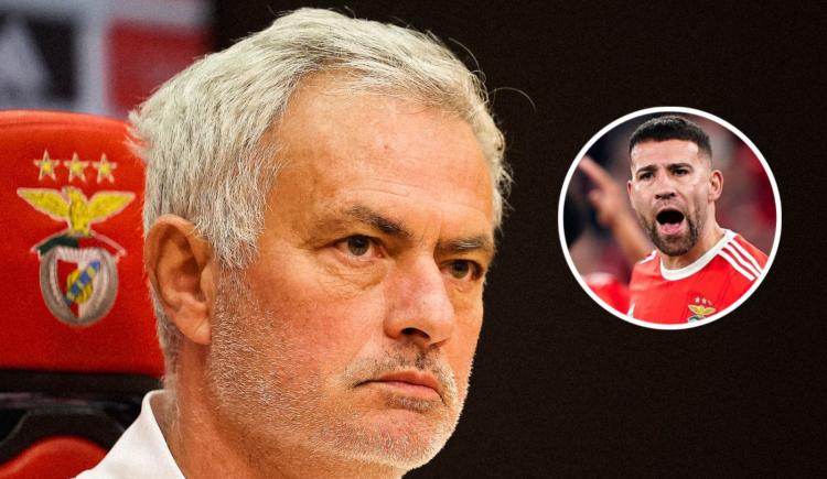 Imagen de Mourinho, más argento que el asado de tira: mata y muere por Otamendi