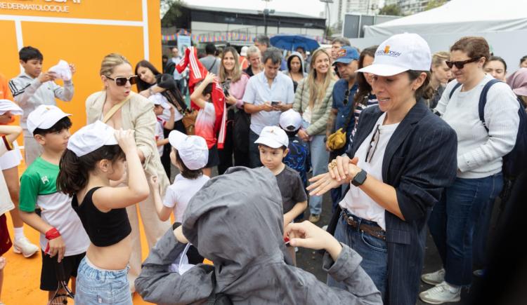 Imagen de Clínica de tenis y cuidado de la piel en el Buenos Aires Challenger