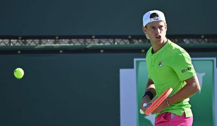 Imagen de Diego Schwartzman, en busca de los octavos de final en Indian Wells