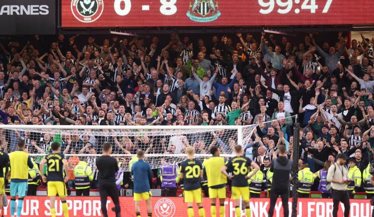 Imagen de Por qué fue histórico el 8-0 de Newcastle sobre Sheffield United