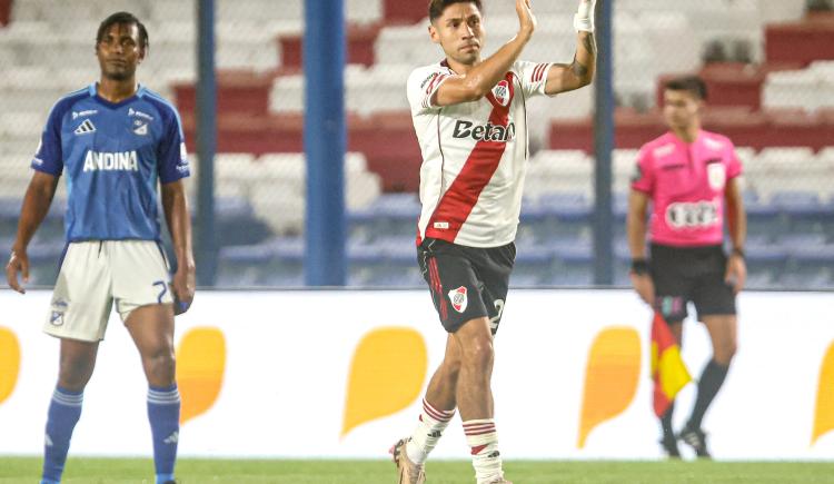 Imagen de River abrió su año con victoria por la mínima ante Millonarios