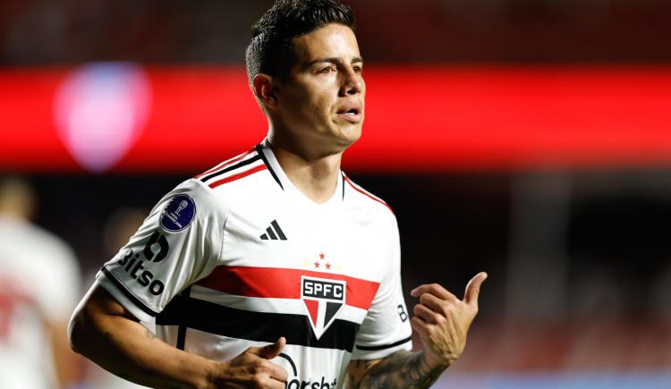 Imagen de El pedido urgente que le hizo James Rodríguez a la directiva de São Paulo