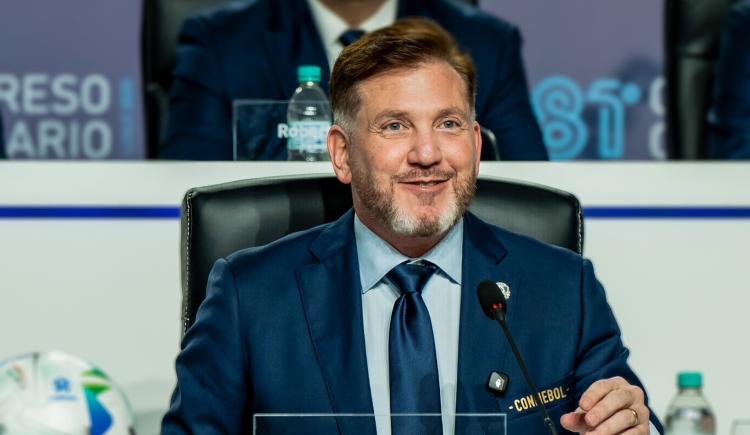Imagen de Alejandro Domínguez, reelecto como presidente de la CONMEBOL hasta 2031