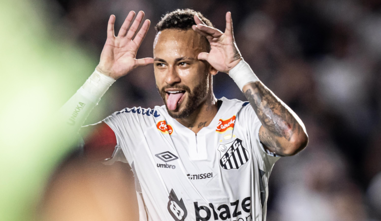 Imagen de Neymar volvió al gol y fue figura en el triunfo de Santos
