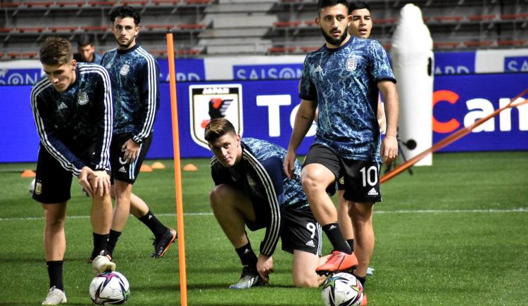 Imagen de EL SUB 23 ARGENTINO REALIZÓ SU ÚLTIMO ENTRENAMIENTO EN JAPÓN