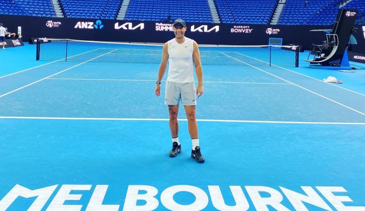 Imagen de RAFAEL NADAL YA SE ENTRENA EN AUSTRALIA