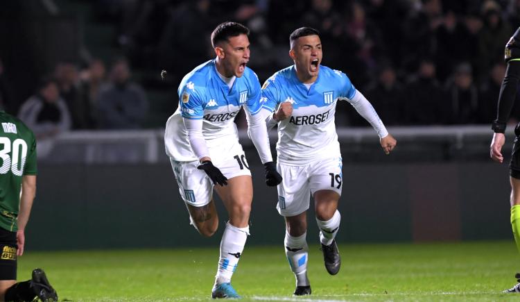 Imagen de Racing volvió al triunfo y se mete definitivamente en la pelea
