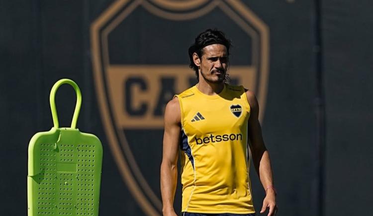 Imagen de Volvió el Matador: Edinson Cavani, entre los convocados de Boca para enfrentar a Platense