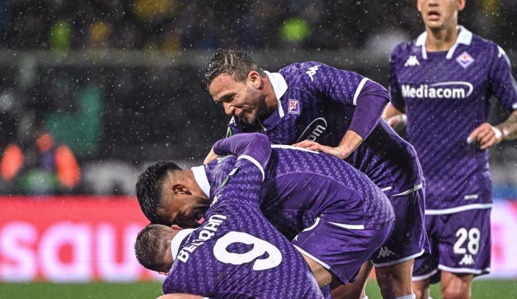 Imagen de Con una asistencia de Nicolás González, Fiorentina logró un triunfo agónico ante Brujas