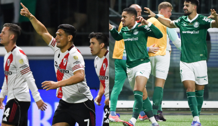 Imagen de Del tanto tempranero de Salas al doblete del Flaco López que liquidó la serie: los goles de Palmeiras-River