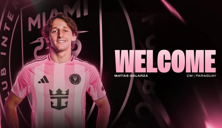 Imagen de Galarza Fonda dejó River y fue presentado como compañero de Messi en Inter Miami