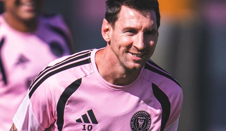 Imagen de Messi regresó a entrenarse con Inter Miami: cuándo volvería a jugar