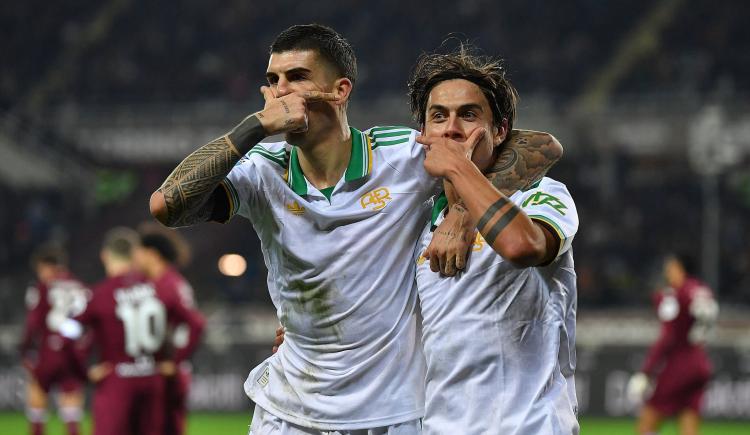 Imagen de Marcatore e assistente: Paulo Dybala, figura en el triunfo de Roma