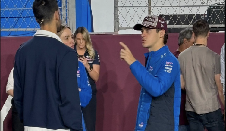 Imagen de Novak Djokovic le dio clases a Franco Colapinto: no salió bien