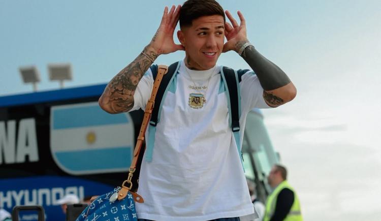 Imagen de Argentina llegó a New Jersey para jugar la final del Mundial ante España