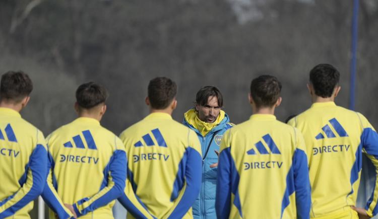 Imagen de Boca no se tomó descanso: regresó de Quito y se entrenó en Ezeiza