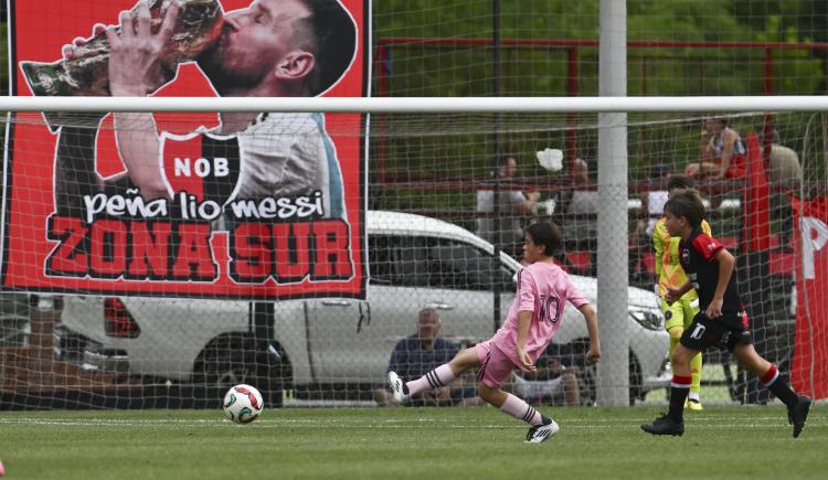 Imagen de Comenzó la Newell's Cup, con un Messi como protagonista