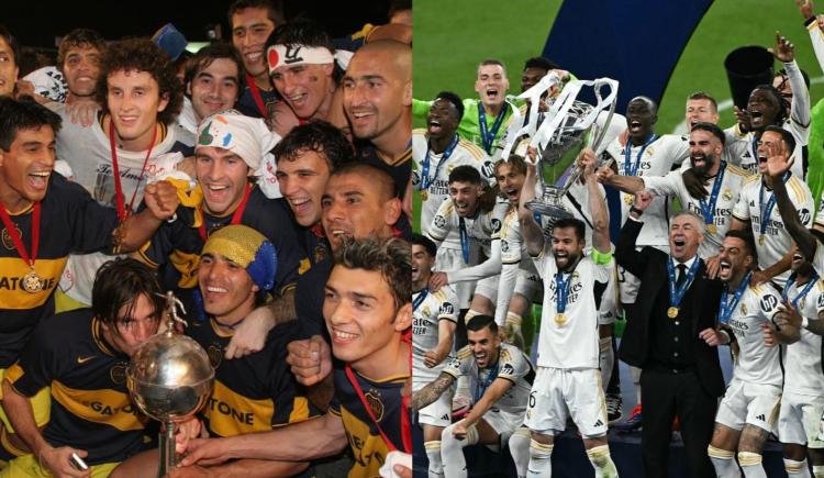 Imagen de Polémica: quién jugó más finales internacionales, ¿Boca o Real Madrid?