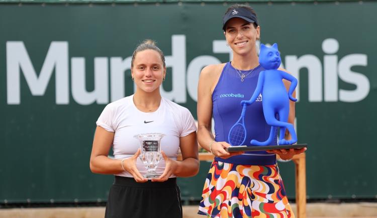 Imagen de Martina Capurro Taborda, subcampeona en el WTA 125 de Brasil