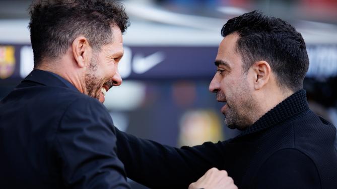 Imagen de Xavi elogió a Diego Simeone: "Cambió la historia del club"