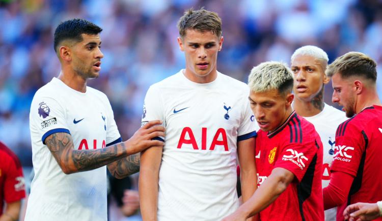 Imagen de Tottenham de Cuti Romero y Lo Celso se impuso al United de Martínez y Garnacho