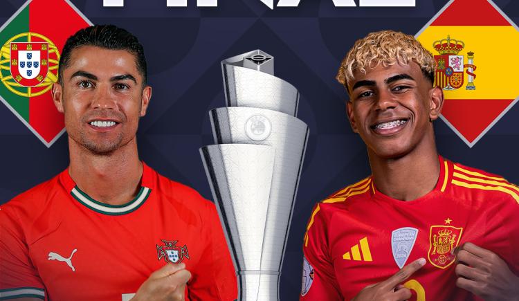Imagen de 15 datos de la final entre España Vs. Portugal